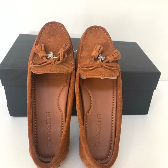 🌈COACH TASSEL GREENWICH DRIVER FLATS🌈 - Picture 2 of 4